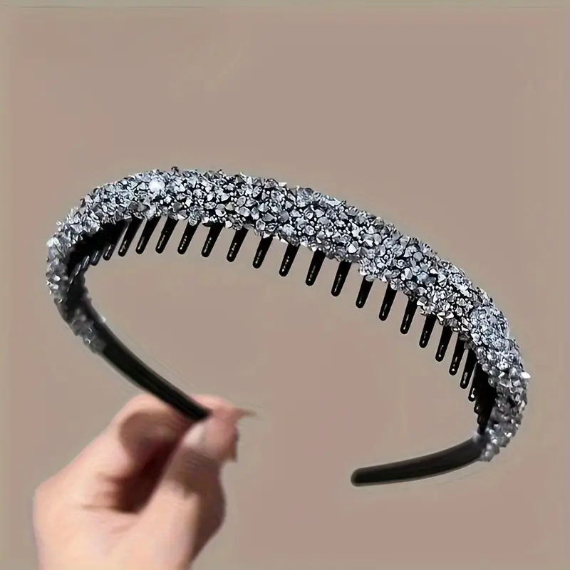 1Pcs Girls' Non-Slip Hairbands Fashionable Mixed Colors