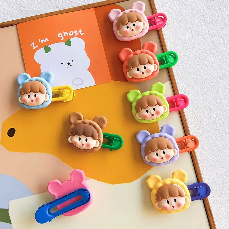 Big Size Korean Kids Cartoon Hair Clip