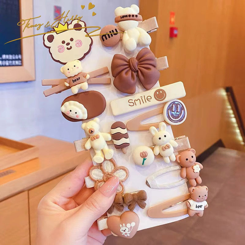 14 Pcs Cartoon Princess HairPin