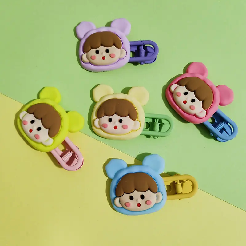 Big Size Korean Kids Cartoon Hair Clip