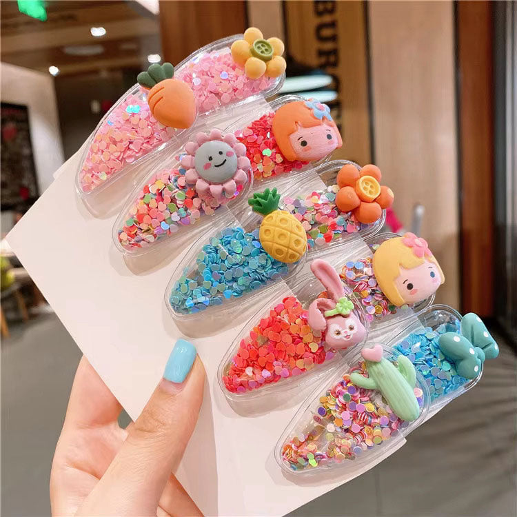 5Pcs Mix Fruity Delight Duckbill Clip Set