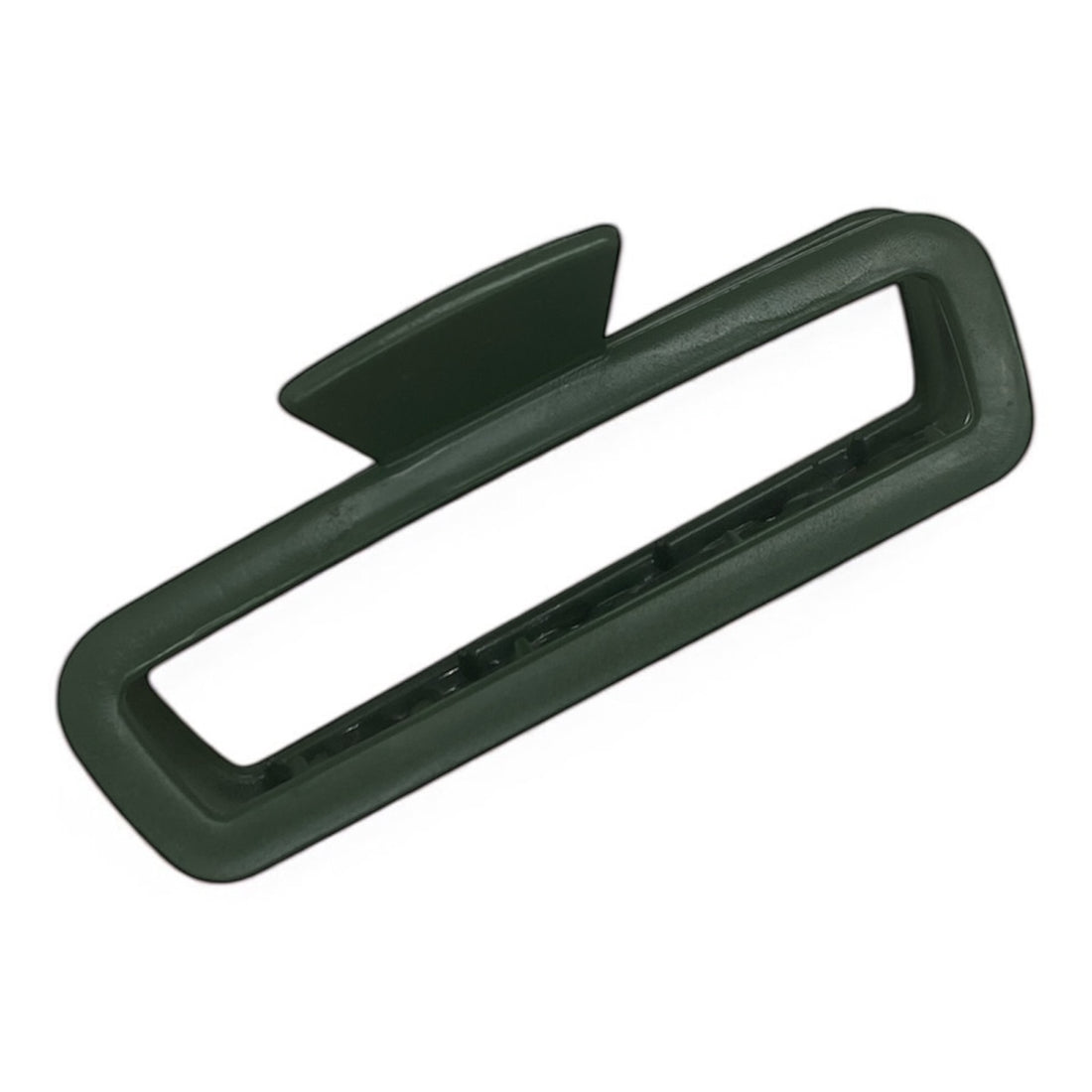 1 Pcs Non-Slip Matte PVC Dark Color Hair Claw Clip