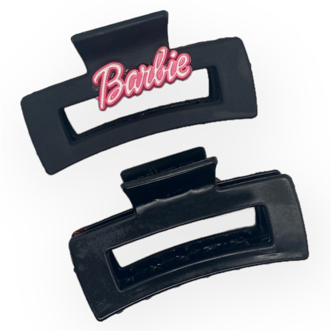 1 Pcs Barbie-Themed Black Hair Claw Clip