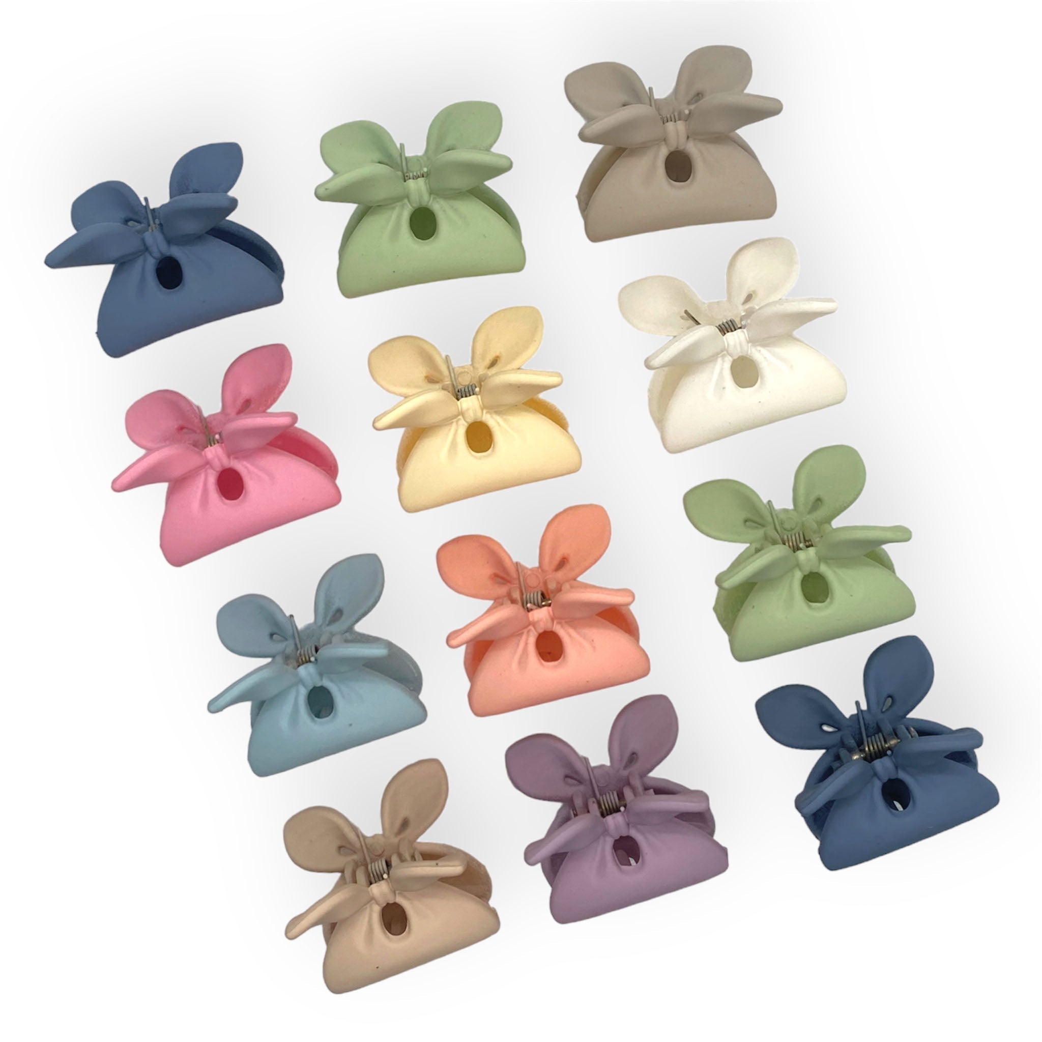 Set of 6 Small Multi Hair Clips for Girls