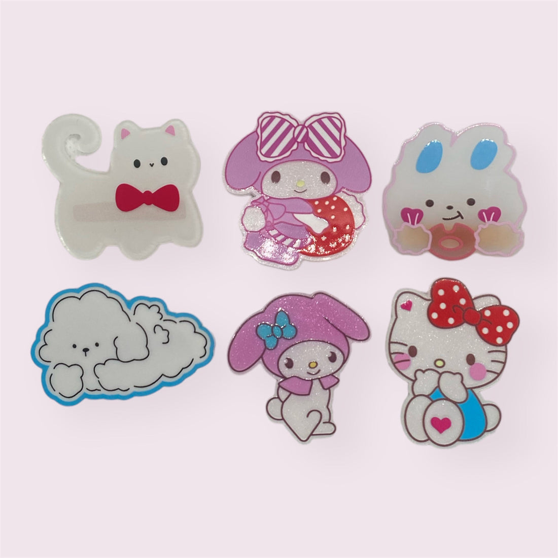 2 pcs Delightful Cartoon Cute Character Hair Pins