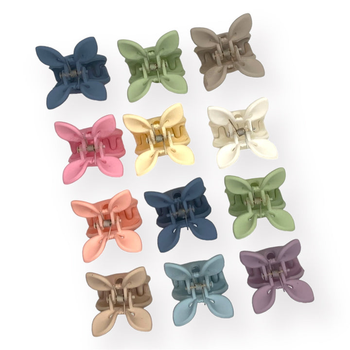 Set of 6 Small Multi Hair Clips for Girls