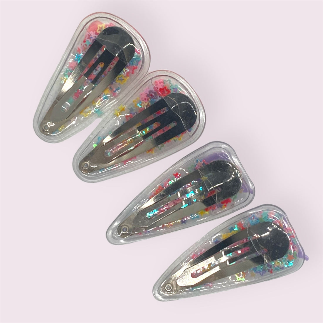 2 pcs Sparkling Hair Pin with Cartoon Character Charm