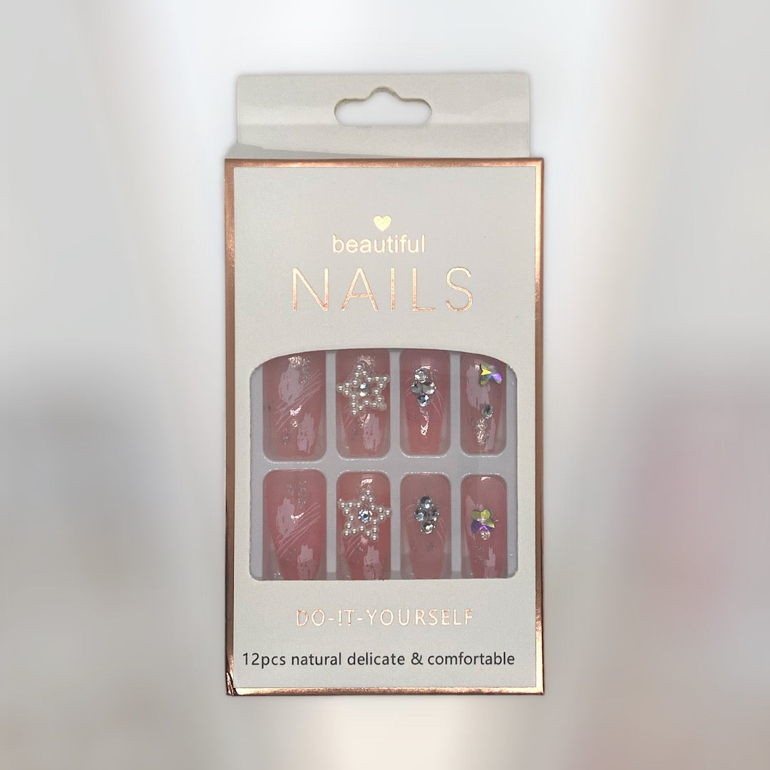 12-Piece Deluxe Nail Art Set - Elegant Designs