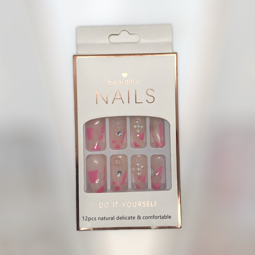 12-Piece Deluxe Nail Art Set - Elegant Designs