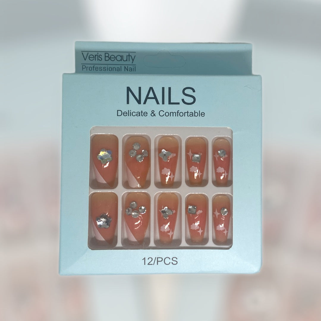 12-Piece Deluxe Nail Art Set - Elegant Designs