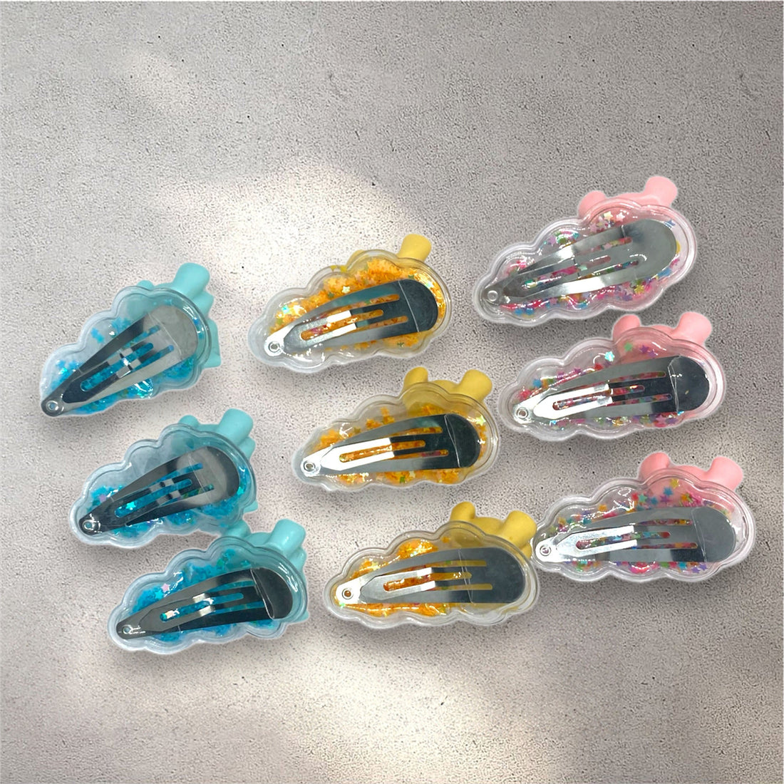 3 Pcs Bear Sparkle & Shine Cartoon Hair Pin