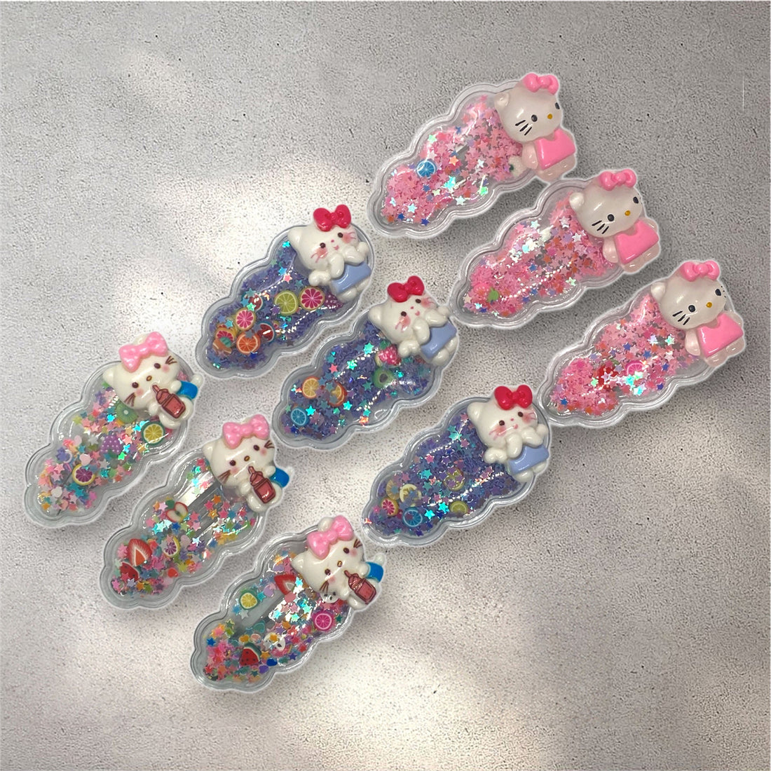 3 Pcs Hello Kitty Sparkling Hair Pin