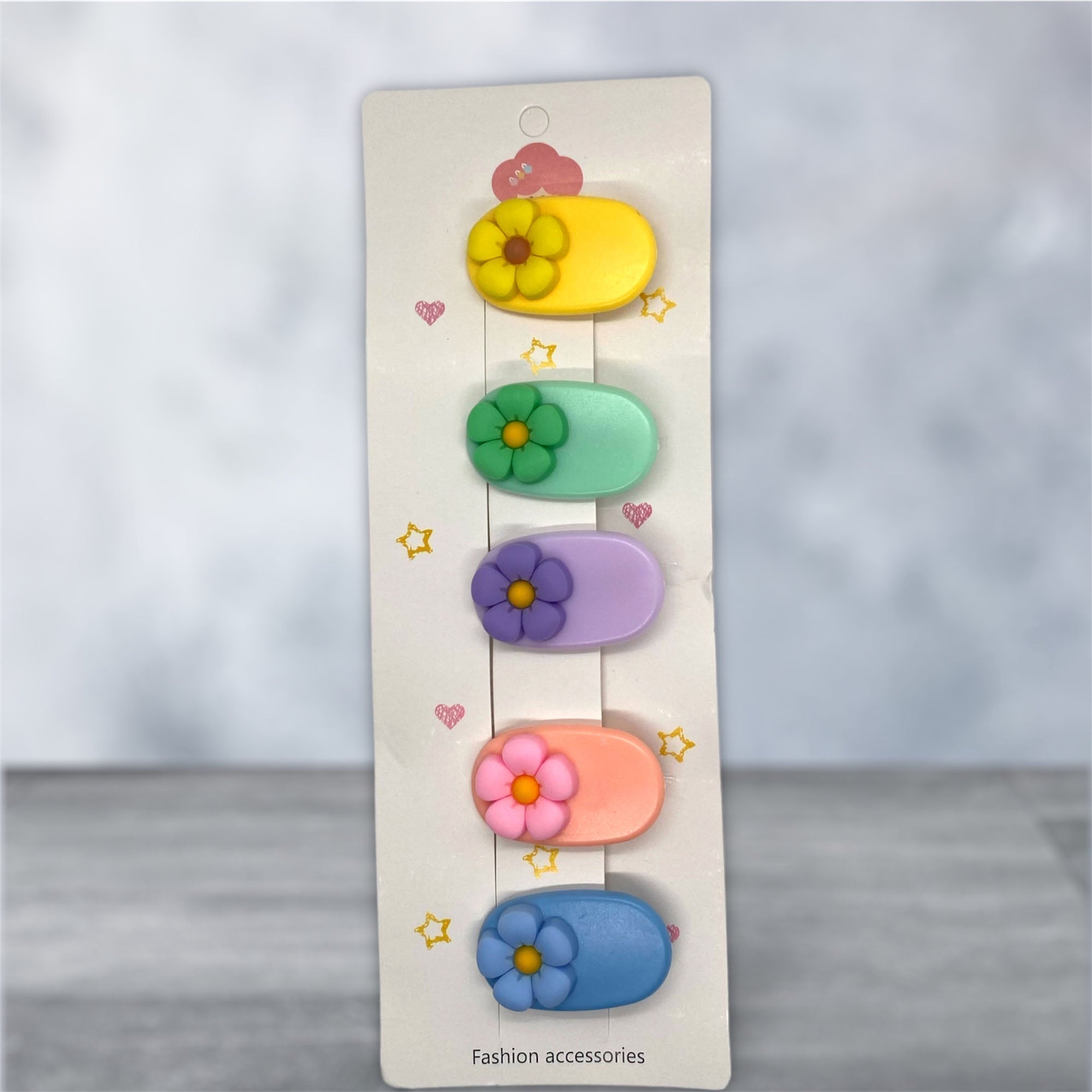 5 Pcs Sweet Candy Hair Clips