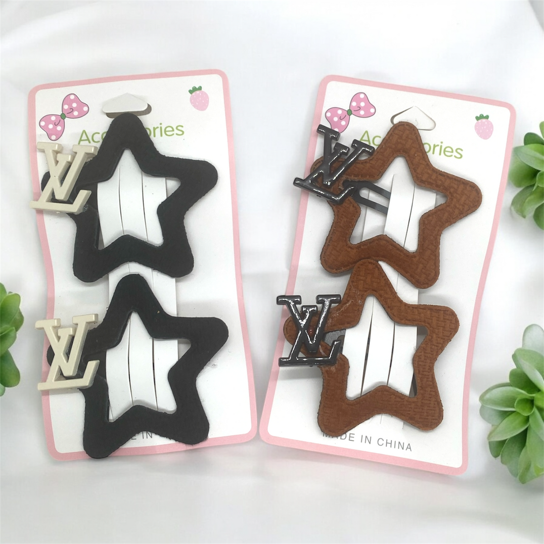 2 Pcs Elegant Star Hair Clips