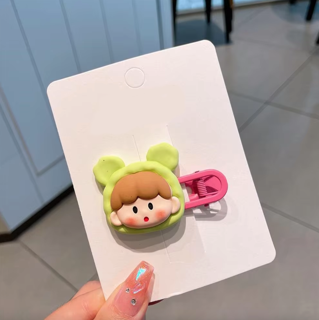 Big Size 1Pcs Adorable Cartoon Baby Hair Clips