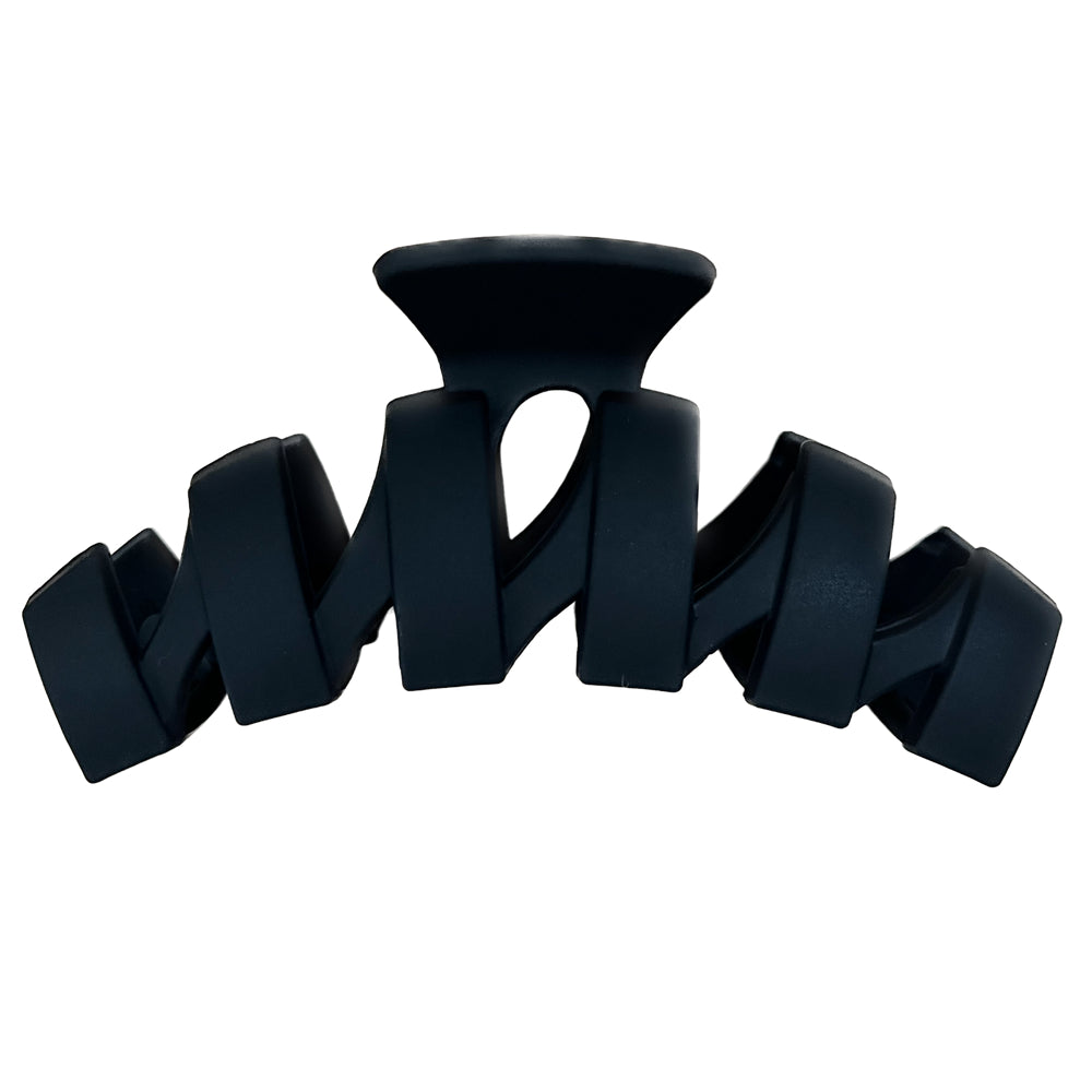 1 Pcs Medium Size Non-Slip Matte PVC Hair Claw Clip