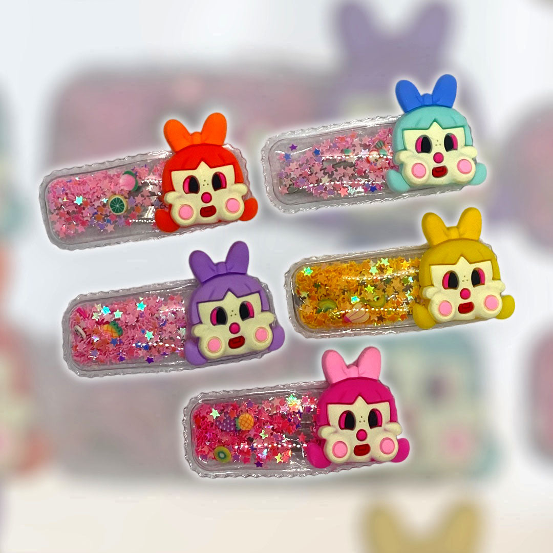 3 Pcs Charming Cartoon Hair Accessories with Sparkle Accents