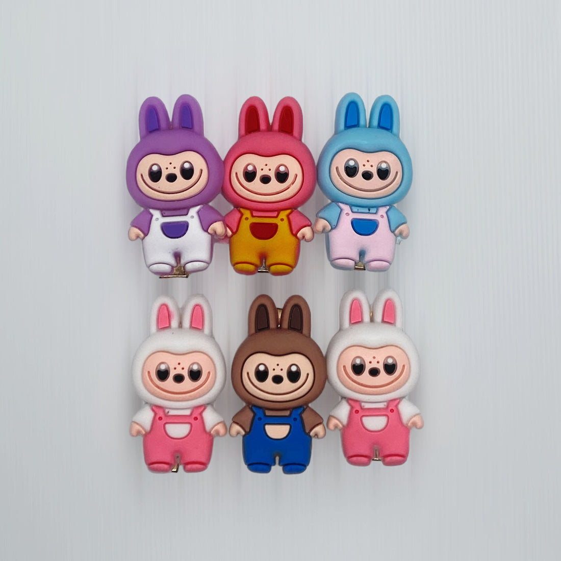 3 Pcs Labubu Kids' Hair Clips Adorable cartoon clips